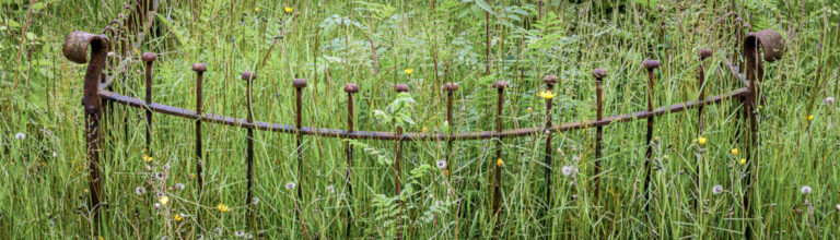 Fence on an old graveyard