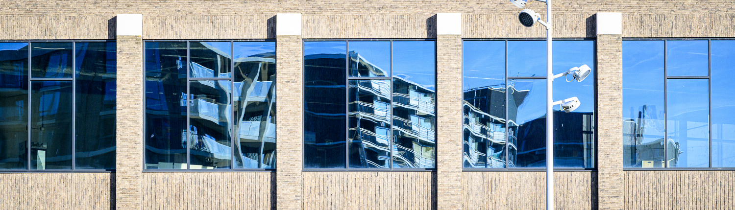Detail of building in Amsterdam-North