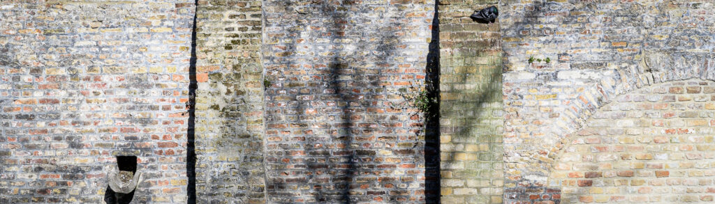 detail of a building in Brugge Belgium