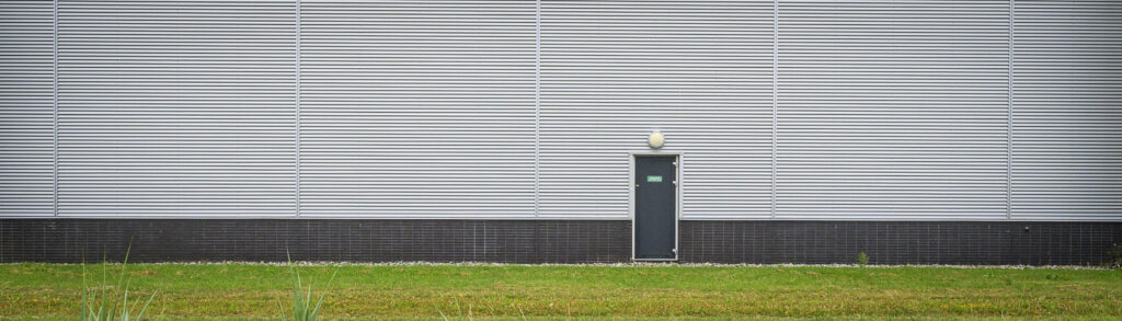 A small door in a large wall