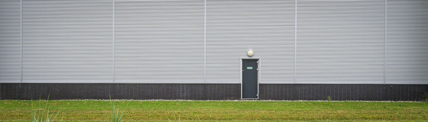 A small door in a large wall