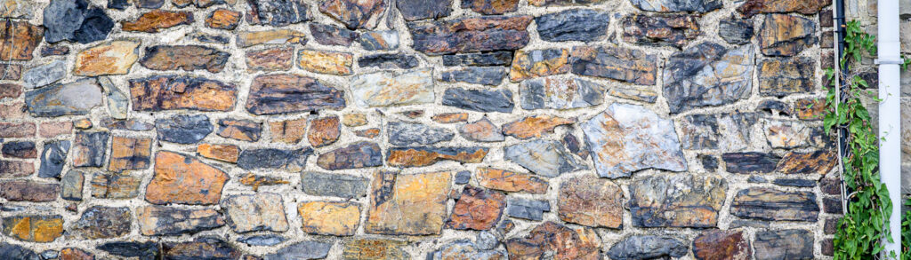 Detail of an old Belgian wall